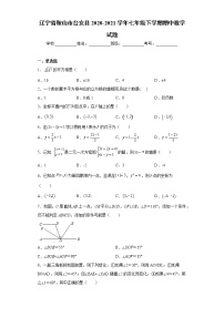 辽宁省鞍山市台安县2020-2021学年七年级下学期期中数学试题(word版含答案)