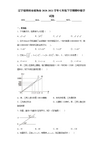 辽宁省锦州市凌海市2020-2021学年七年级下学期期中数学试题(word版含答案)