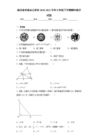 湖北省孝感市云梦县2020-2021学年七年级下学期期中数学试题(word版含答案)