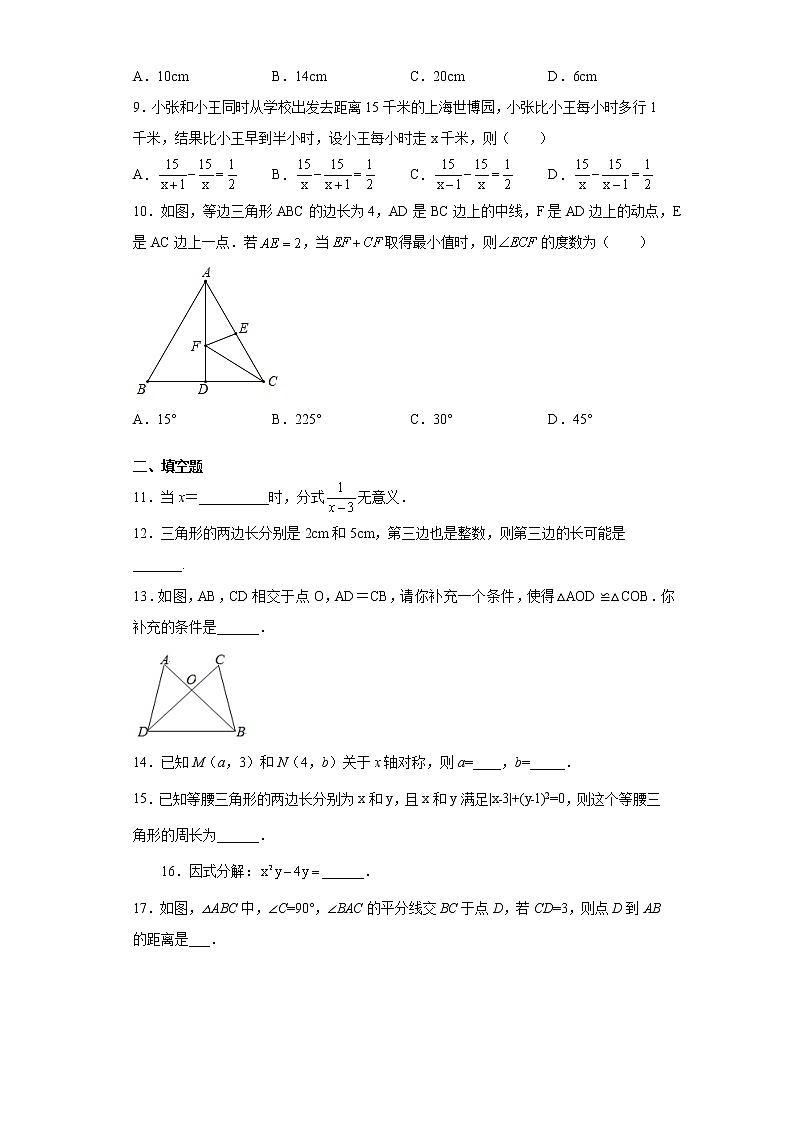 黑龙江省齐齐哈尔市碾子山区2020-2021学年八年级上学期期末数学试题（word版 含答案）02