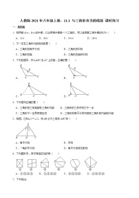 初中数学人教版八年级上册本节综合同步训练题