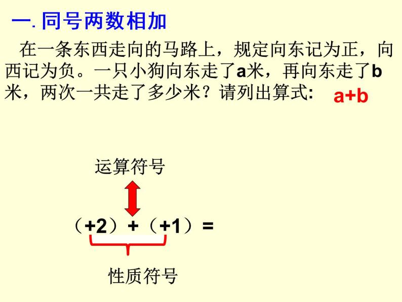 1.3.1 第1课时 有理数的加法法则课件  人教版七年级数学上册08