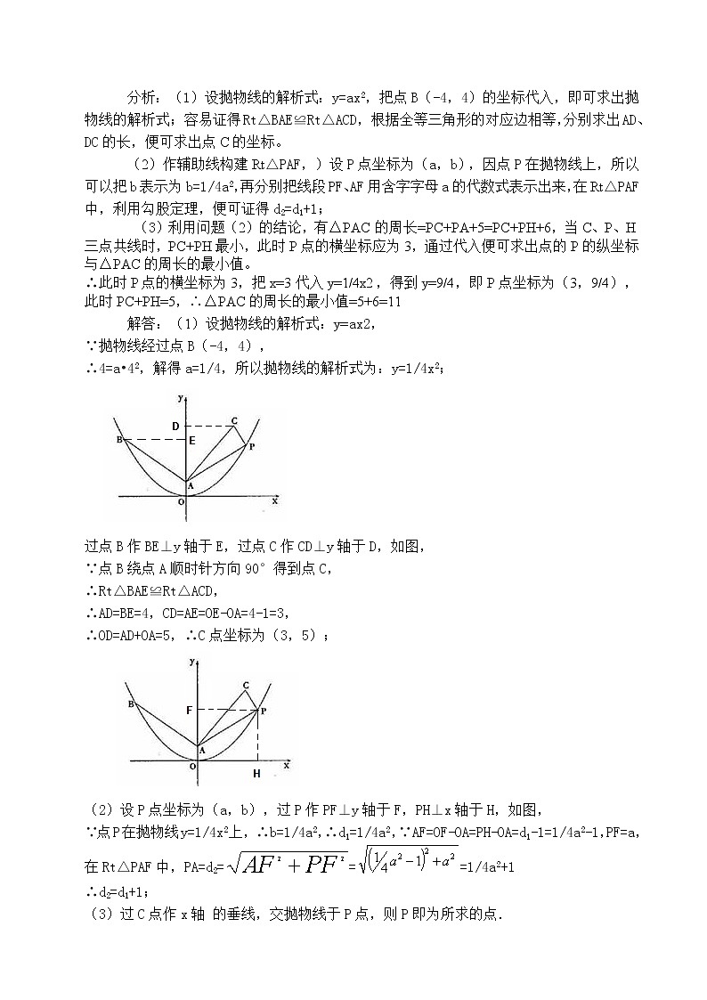二次函数考点分析02
