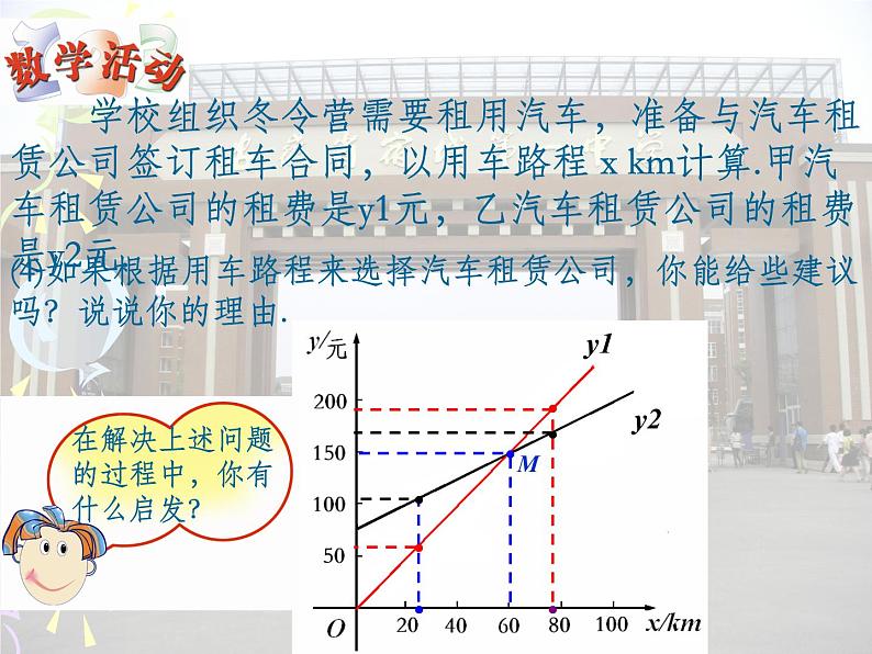 北师大版八年级数学上册 4.4 一次函数的应用课件PPT第7页