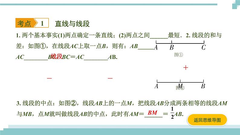 陕西中考数学基础考点课件：第15课时  线段、角、相交线与平行线第3页