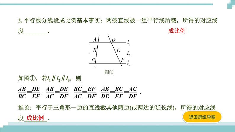 陕西中考数学基础考点课件：第19课时  相似图形的判定及性质第4页