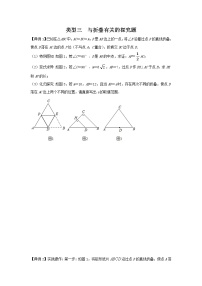 2022年中考数学专题复习类型三 与折叠有关的探究题（原卷版）