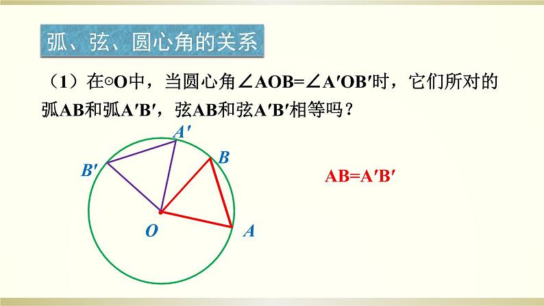 24.1.3 弧、弦、圆心角课件PPT07