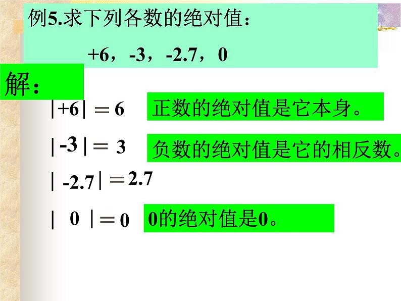 冀教版七年级数学上册 1.3 绝对值与相反数课件PPT07