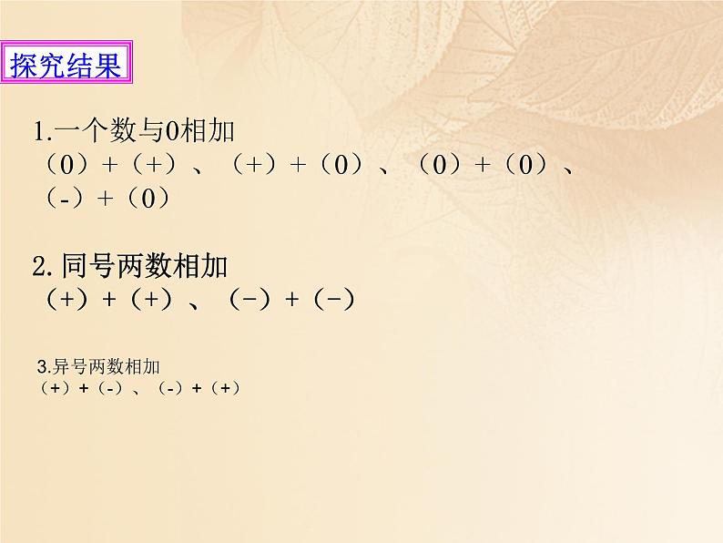 北师大版七年级数学上册 2.4 有理数的加法课件PPT第5页