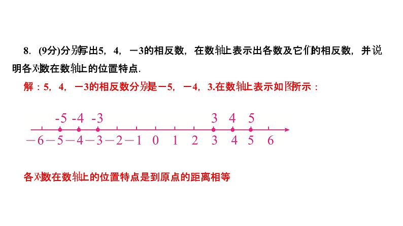 1．2　有理数  1．2.3　相反数课件PPT第7页