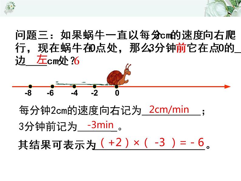 浙教版七年级数学上册2.3 有理数的乘法 （1）课件第6页