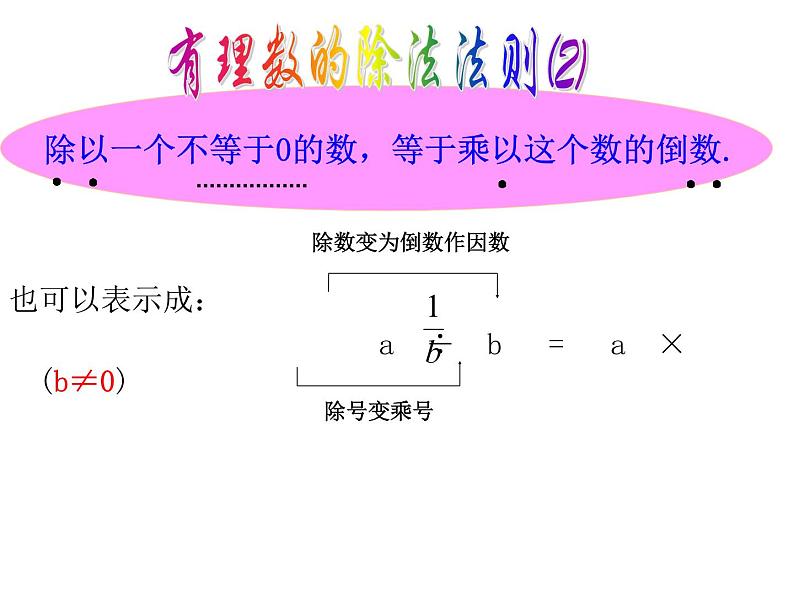 浙教版七年级数学上册2.4 有理数的除法 （3）课件08