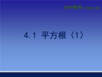 初中数学苏科版八年级上册第四章 实数4.1 平方根课堂教学ppt课件