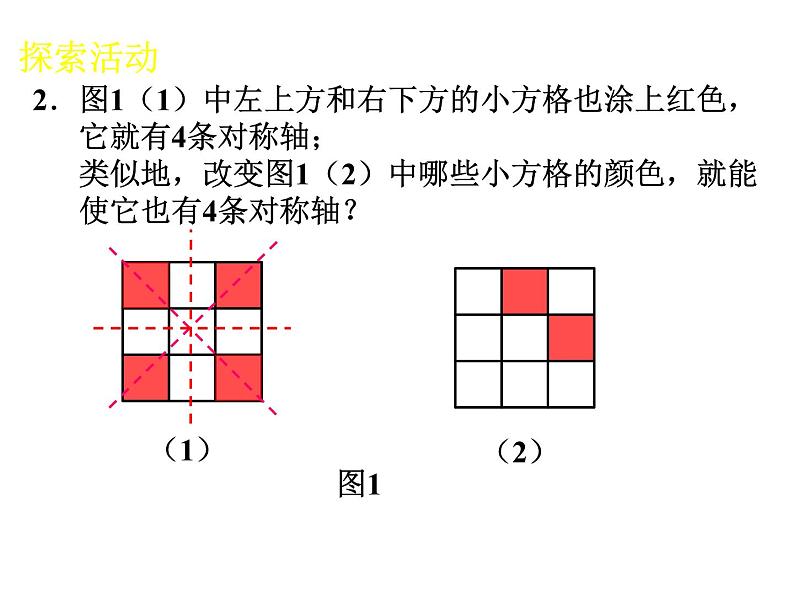 苏科版八年级数学上册 2.3 设计轴对称图案课件PPT08