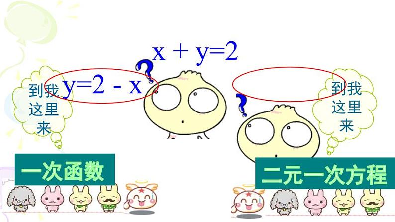 苏科版八年级数学上册 6.5 一次函数与二元一次方程课件PPT02