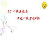 蘇科版八年級數(shù)學(xué)上冊 6.5 一次函數(shù)與二元一次方程課件PPT