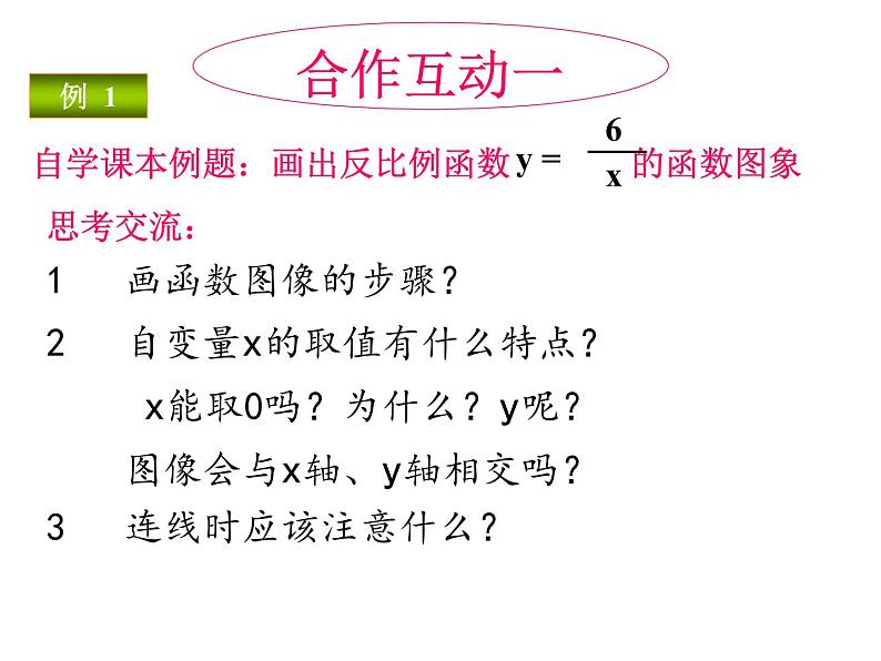 27.2反比例函数的图像与性质 课件 冀教版数学九年级上册.1第5页