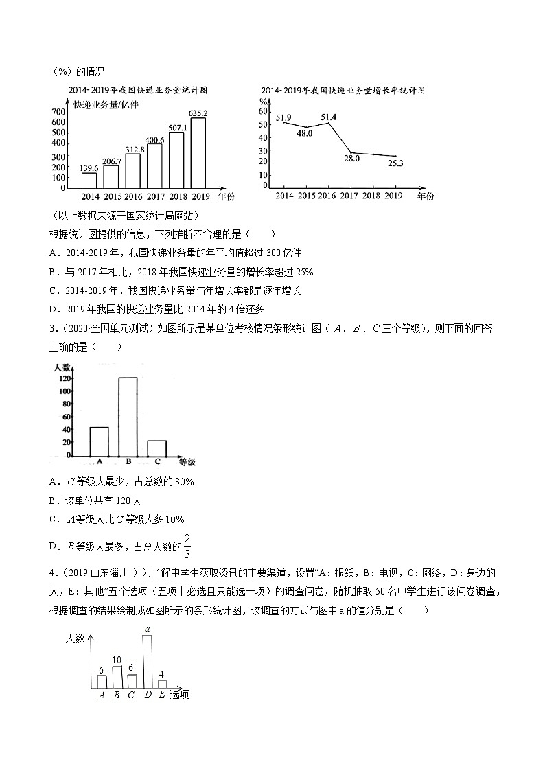 6.3-6.4 数据的表示与统计图的选择-七年级上册同步  精讲+练习+测试（北师大版）03