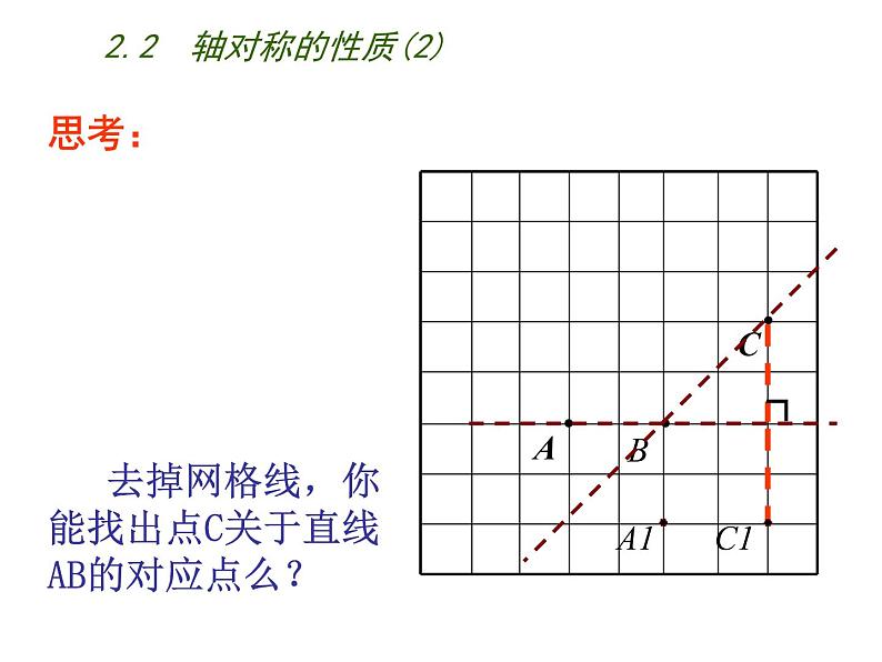 苏科版八年级数学上册 2.2 轴对称的性质课件PPT02