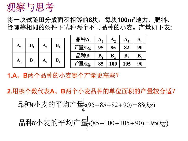 23.1平均数与加权平均数 课件 冀教版数学九年级上册03