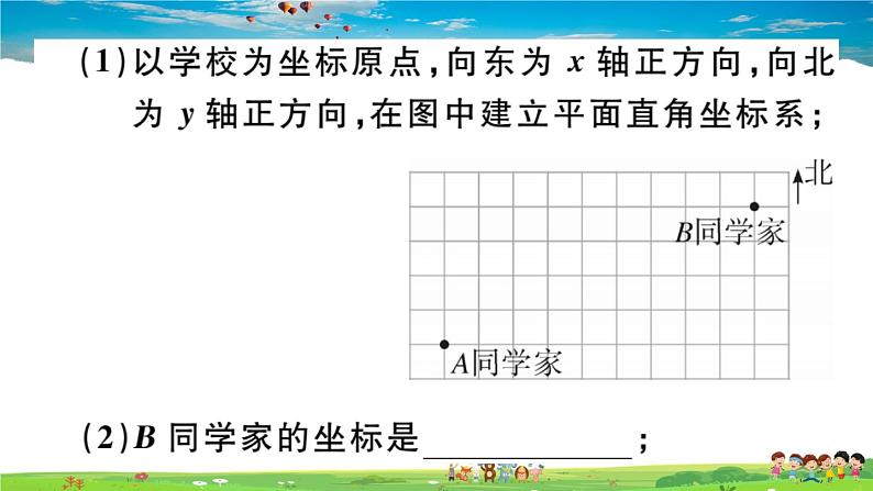 八年级上册(北师大版)-《位置与坐标》章末复习--精品习题课件第5页