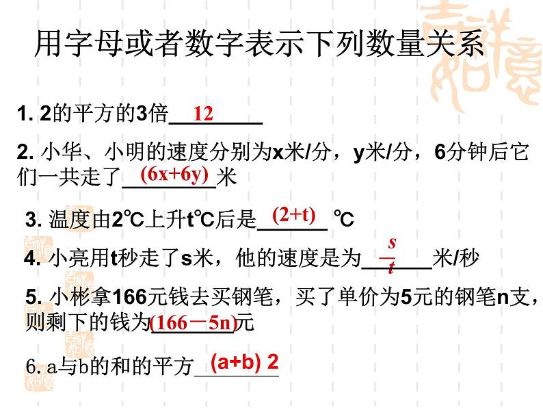 苏科版七年级数学上册 3.2 代数式课件PPT第2页