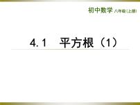 苏科版八年级上册4.1 平方根课堂教学课件ppt