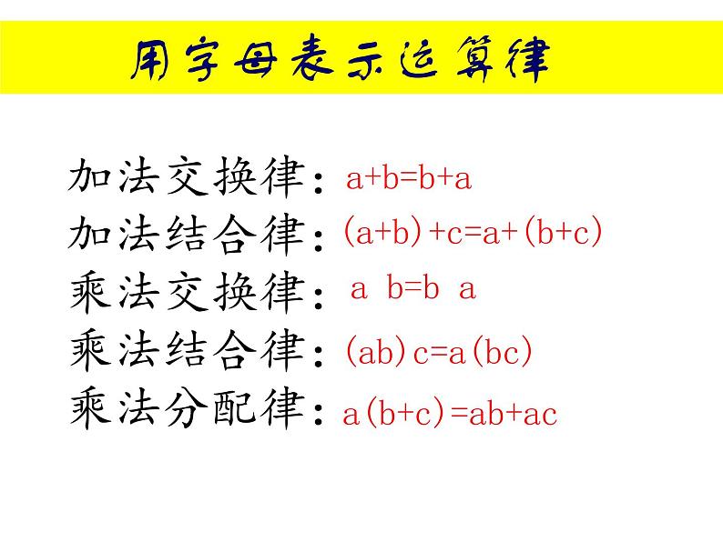 苏科版七年级数学上册 3.1 字母表示数课件PPT第5页