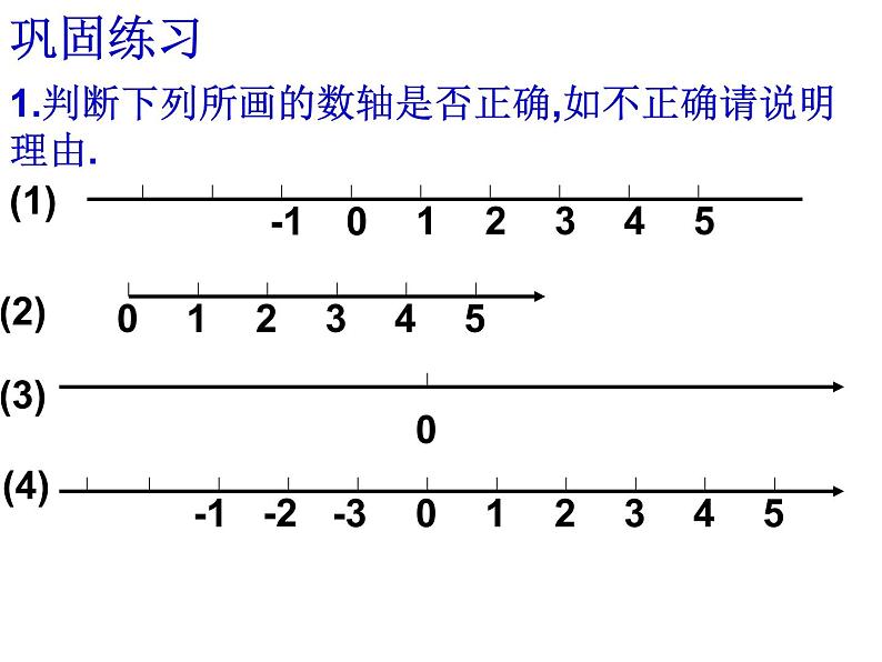 苏科版七年级数学上册 2.3 数轴课件PPT第7页