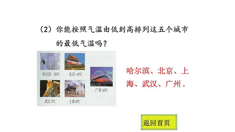 冀教版七年级数学上册 1.4 有理数的大小课件PPT第3页