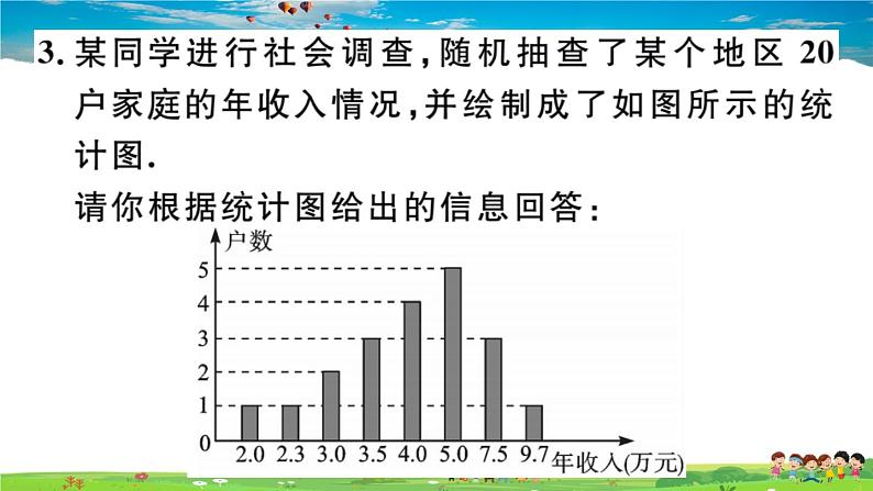 八年级上册(北师大版)-6.3  从统计图分析数据数据的集中趋势--精品习题课件06