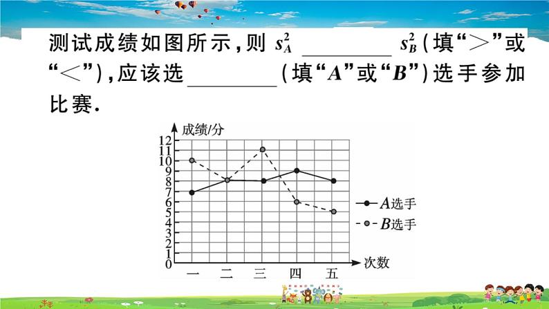 八年级上册(北师大版)-6.4  第2课时   方差的应用--精品习题课件第5页