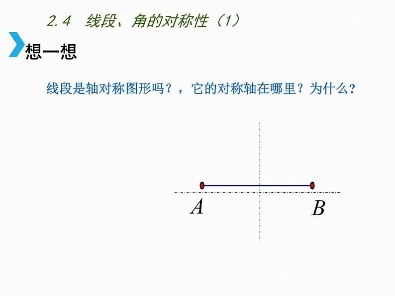 苏科版八年级数学上册 2.4 线段、角的轴对称性课件PPT第3页