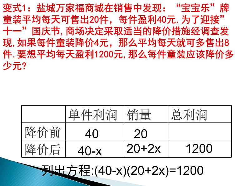 苏科版九年级数学上册 1.4 用一元二次方程解决问题课件PPT07