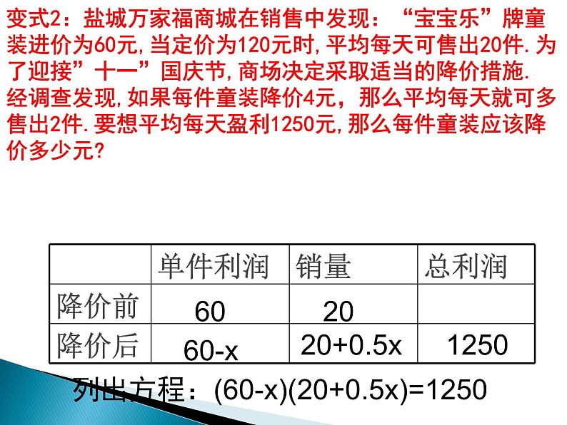 苏科版九年级数学上册 1.4 用一元二次方程解决问题课件PPT08