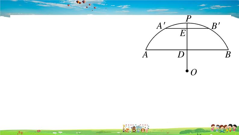 九年级数学下册作业课件（北师大版）3.3 垂径定理04