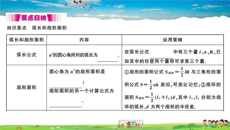 九年级数学下册作业课件（北师大版）3.9 弧长及扇形的面积02