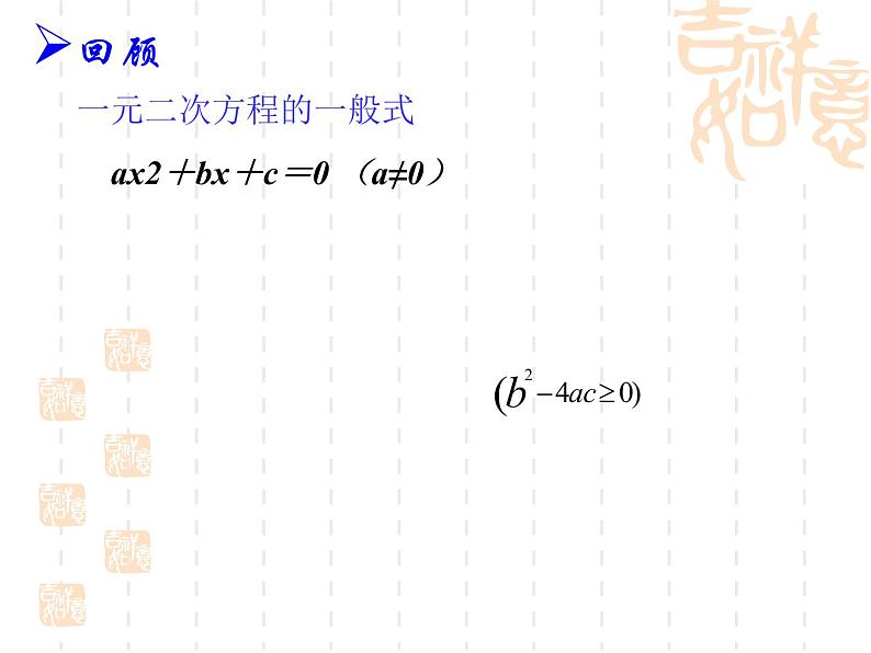 苏科版九年级数学上册 1.3 一元二次方程的根与系数的关系课件PPT01