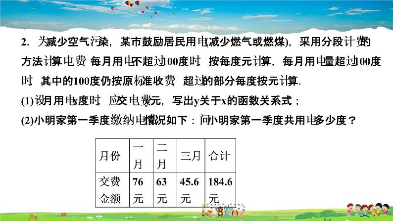 北师大版八年级数学上册第四章 一次函数-作业课件-专题课堂(四)　一次函数的应用第7页