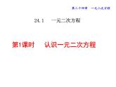 24.1.1认识一元二次方程 课件 冀教版数学九年级上册