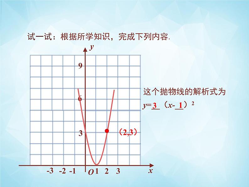 北师版数学九年级下册 2.3 确定二次函数的表达式课件PPT05