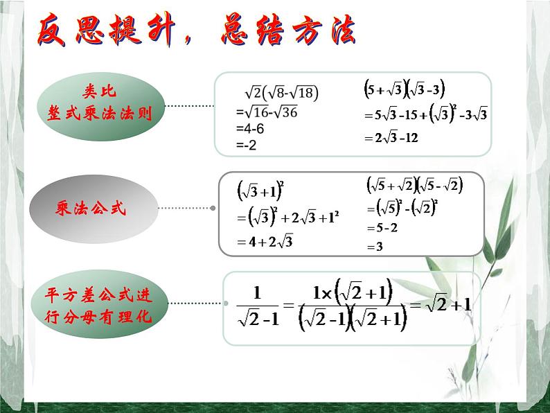 15.4 二次根式的混合运算（4）（课件）-2021-2022学年数学八年级上册-冀教版第6页