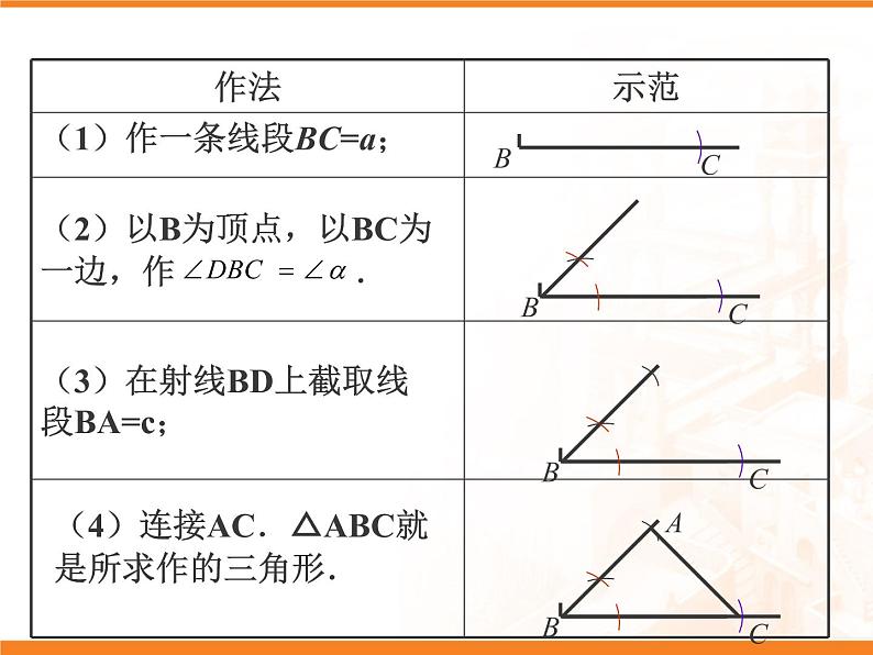 三角形的尺规作图PPT课件免费下载04