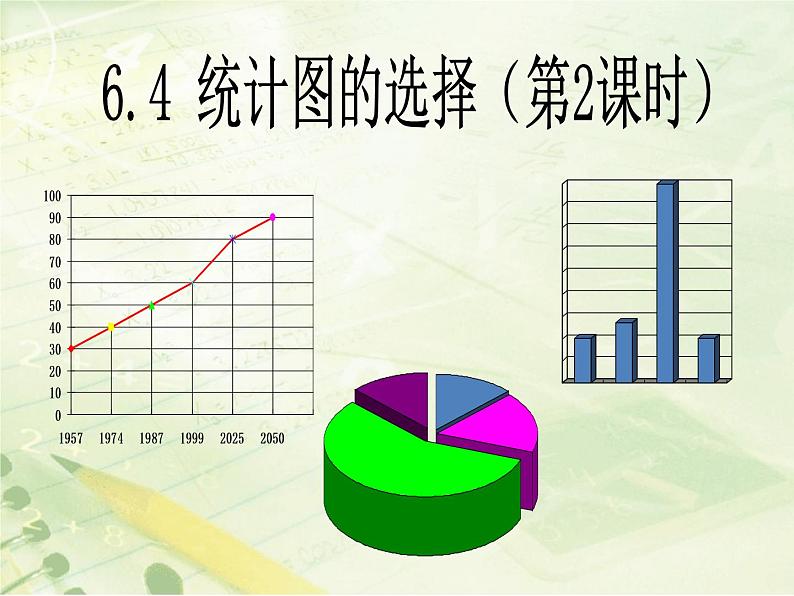 北师大版七年级数学上册 6.4 统计图的选择课件PPT第2页