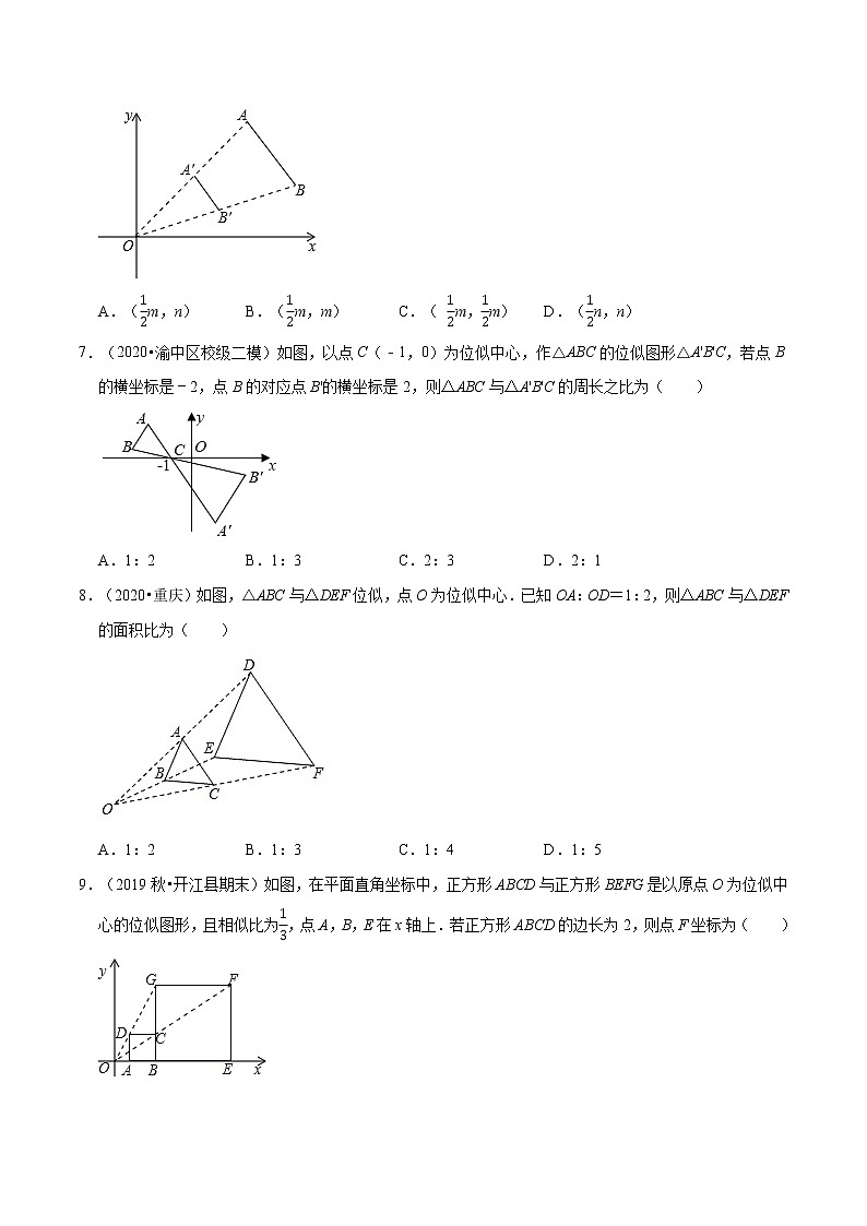 专题4.8图形的位似  新版初中北师大版数学9年级上册同步培优专题03