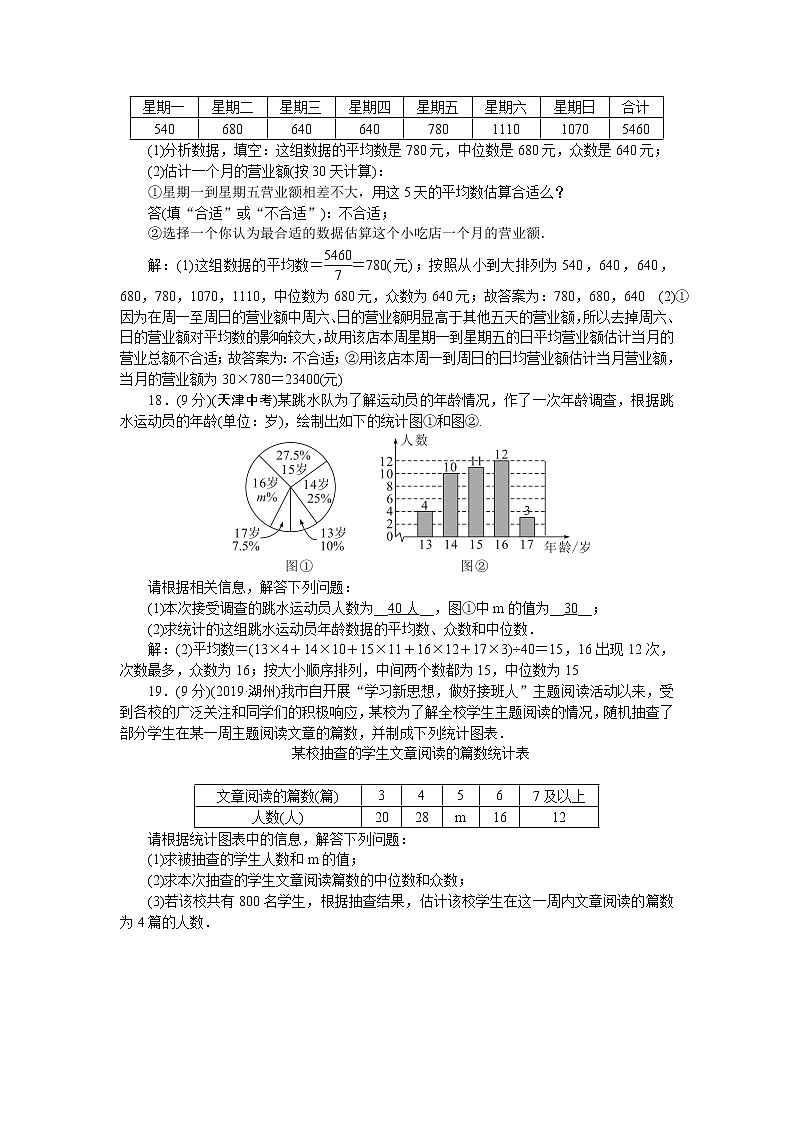 北师大版八年级数学上册测试题-第六章检测题第3页