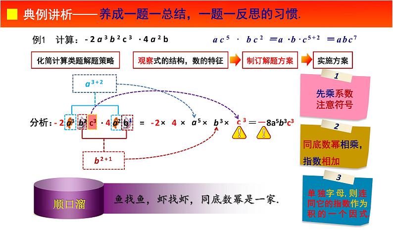 八年级数学上册教学课件-14.1.4 整式的乘法2-人教版第5页