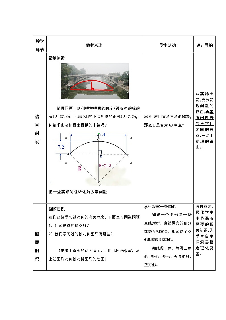 【人教版】九年级上册数学24.1.2  垂直于弦的直径2教案第2页