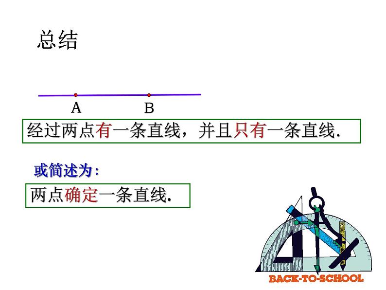 2021-2022人教版七年级数学上册 4.2 线段、直线、射线 课件（27张）第3页